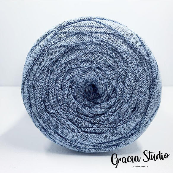 半額セール　カシミヤヤーン　約62m　300±10g　ブルー 2枚目の画像