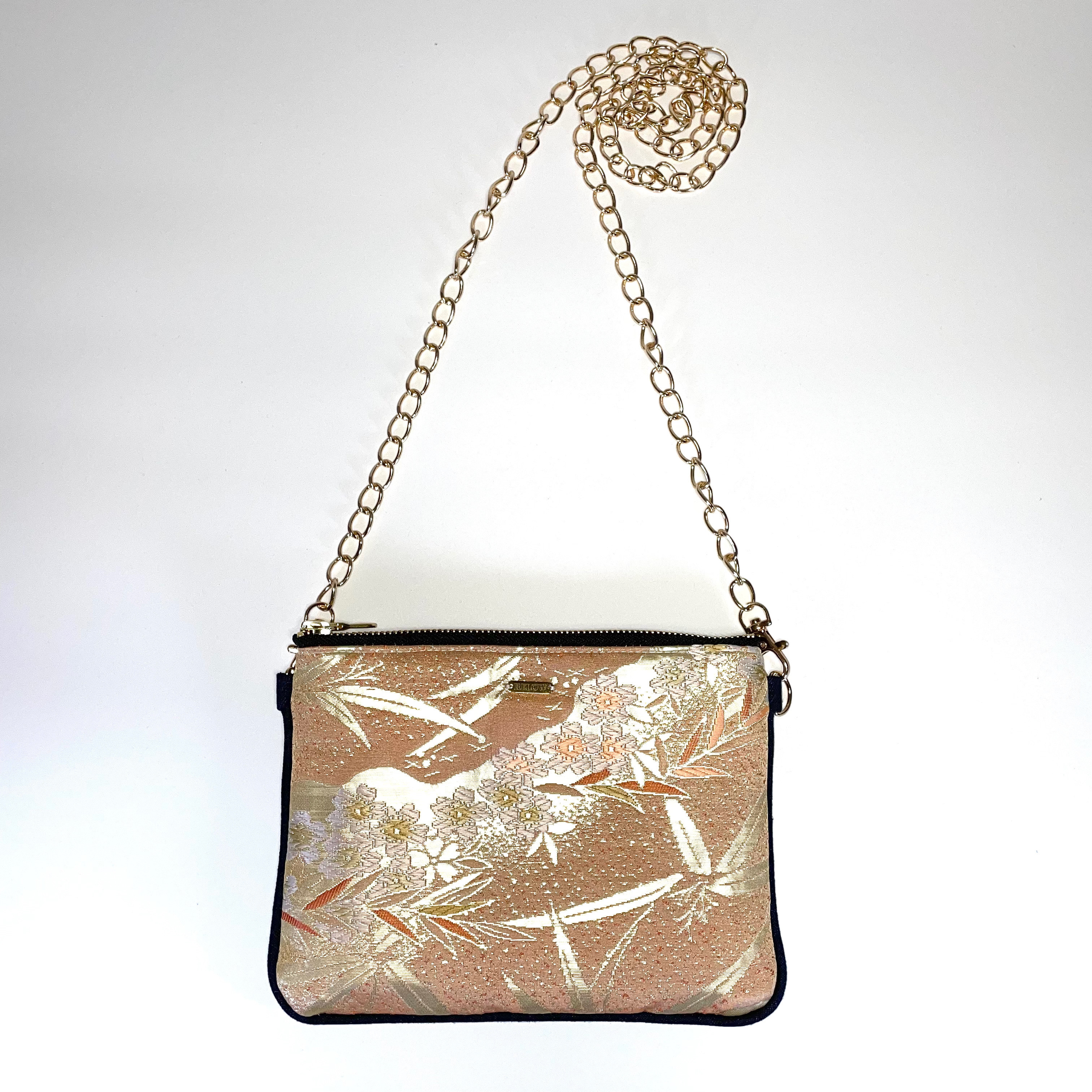Kimono × Denim Mini Shoulder Bag