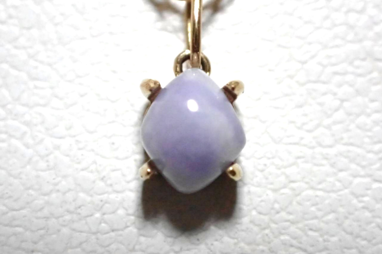 糸魚川翡翠　紫　ペントップ