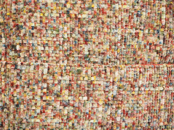 リッチカラーファンシーツイード　がまぐち2wayショルダーバッグ｜ ツイードバッグ｜軽量バッグ｜マルチカラー｜秋冬コーデ 3枚目の画像