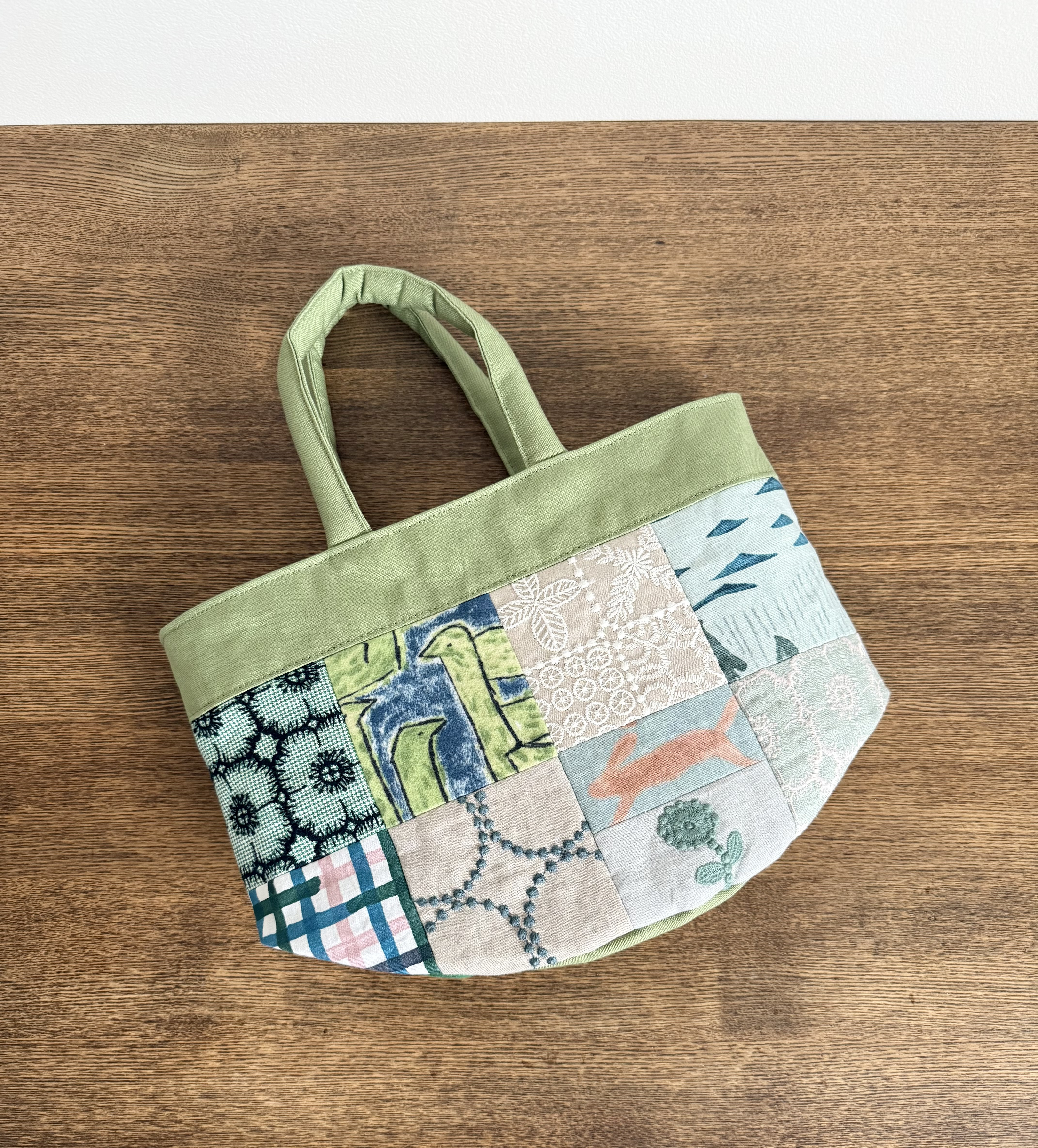 バケツトートバッグ＊ミナペルホネン パッチワーク