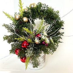 お正月飾りもち花リース NYp-11 お正月しめ縄リース しめ縄・しめ飾り