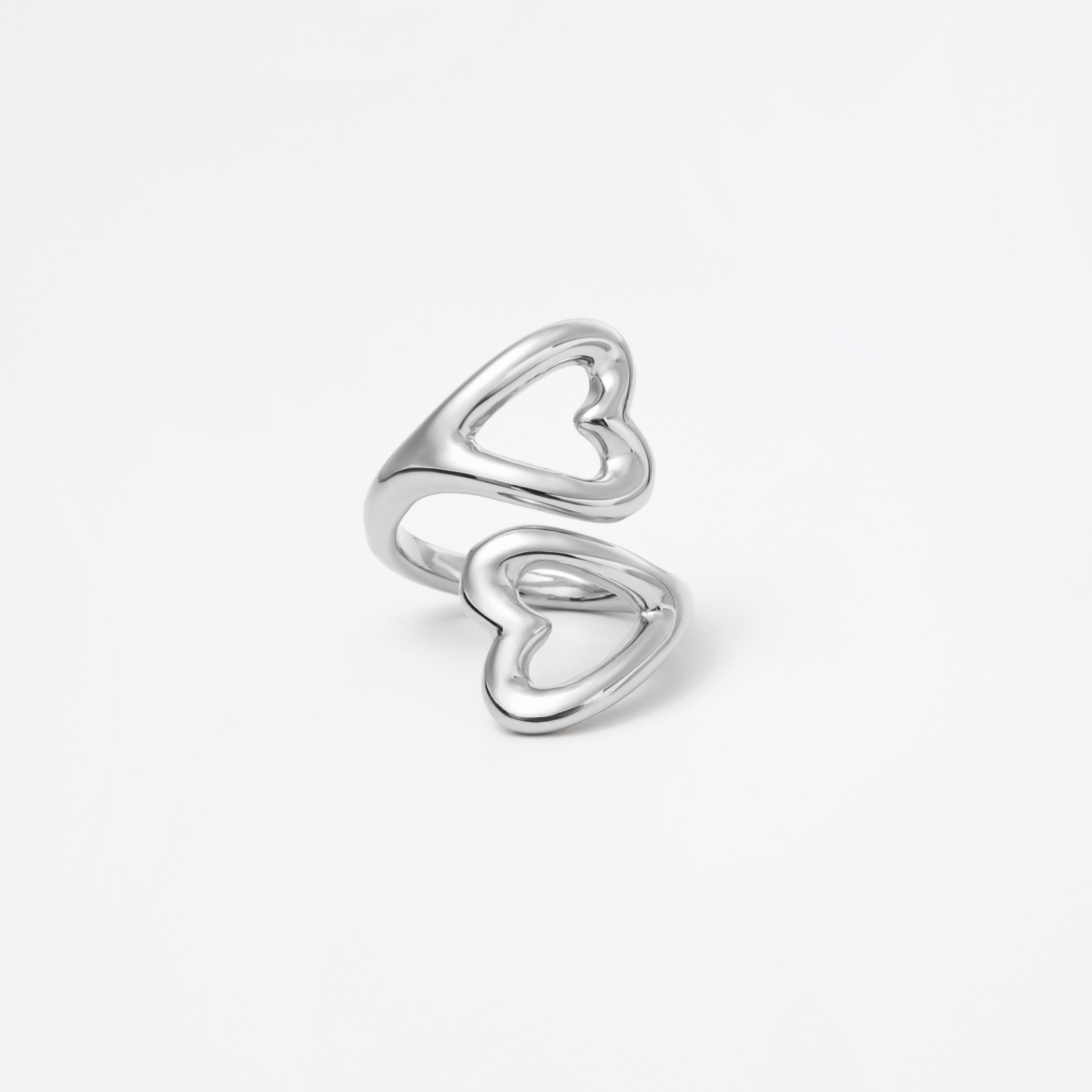 clover ring / silver