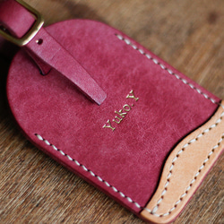 ［ 刻印無料 ］tag case｜レザーのタグケース（リラ） 3枚目の画像