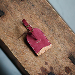 ［ 刻印無料 ］tag case｜レザーのタグケース（リラ） 5枚目の画像