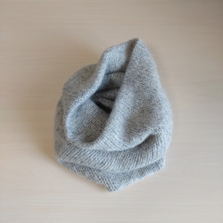 10%OFF】ブリオッシュ編みのたっぷりマフラー ミックスブラウン