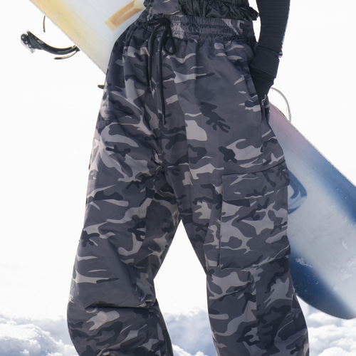 25-26秋冬限定 スノーボードウェア 防水 迷彩 パンツ ズボン メンズ