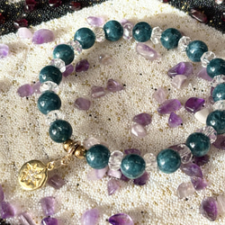 あずきちゃん様お値下げ❣️瑪瑙　銀線閃電五眼天珠　1-38 木目込み雛人形】「いろは」(浅葱) 親王飾り〈幸一光作〉[253-055