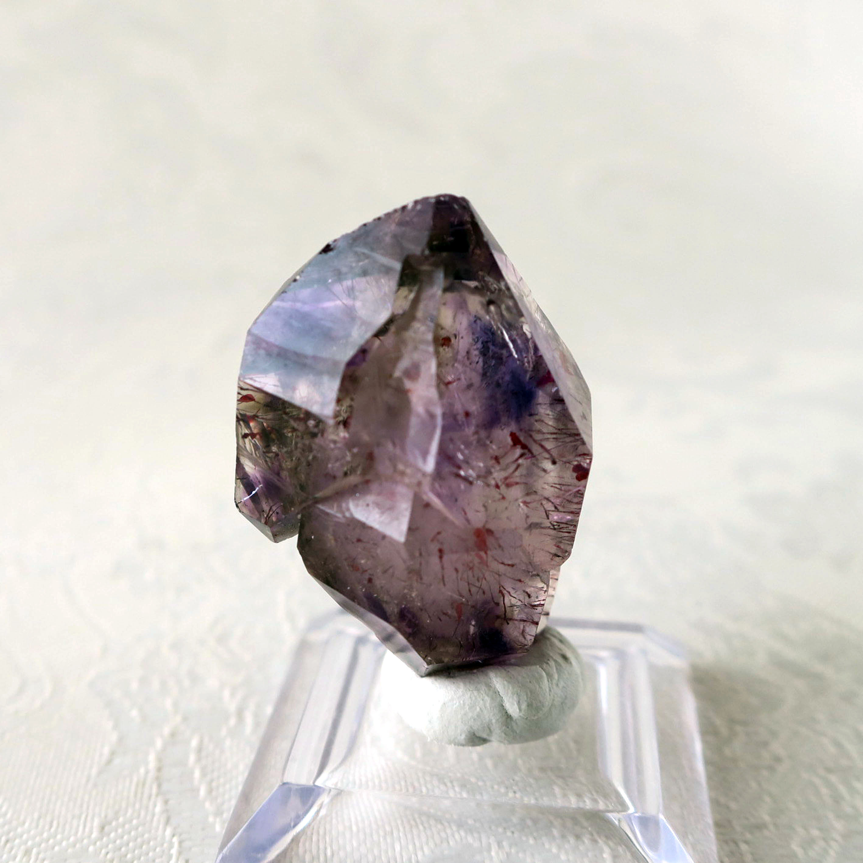 ブランドバーグ アメジスト・エレスチャル・スーパーセブン 結晶・原石・鉱物 一点もの 66ct 冬の誕生石2025