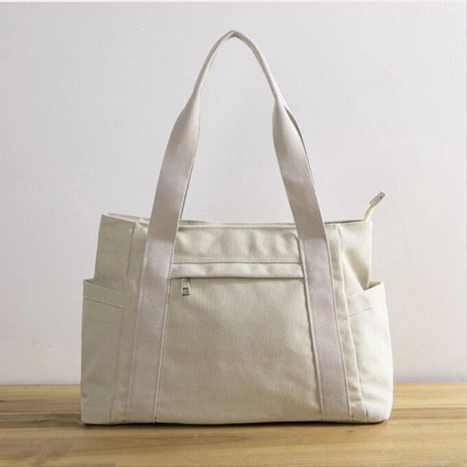 【累計400個以上販売】旅行 通勤　キャンバス 帆布 大容量 レディース メッセンジャーバッグ ハンドバッグ