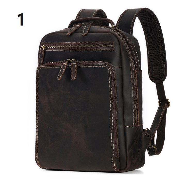 牛革  レザー製 リュックバッグ 肩掛けバッグ  バックパック 本革 出張 通勤 旅行バッグ