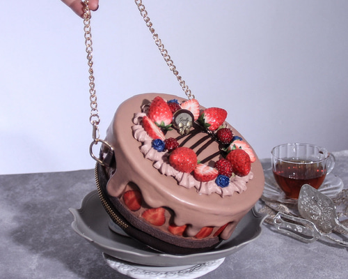【専用】チョコケーキ&チョコバッグ チョコレートケーキのバッグ ショルダーバッグ Giselle 通販 20129590