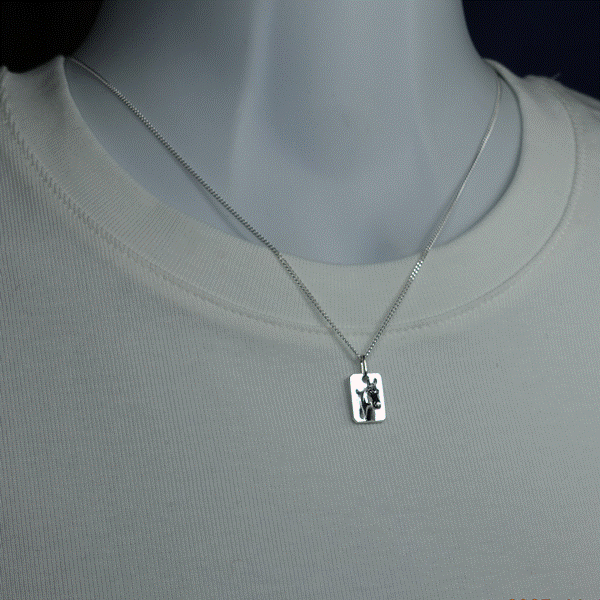 ■スクエアホースシルバペンダント（540PNSQ45  950シルバー　）