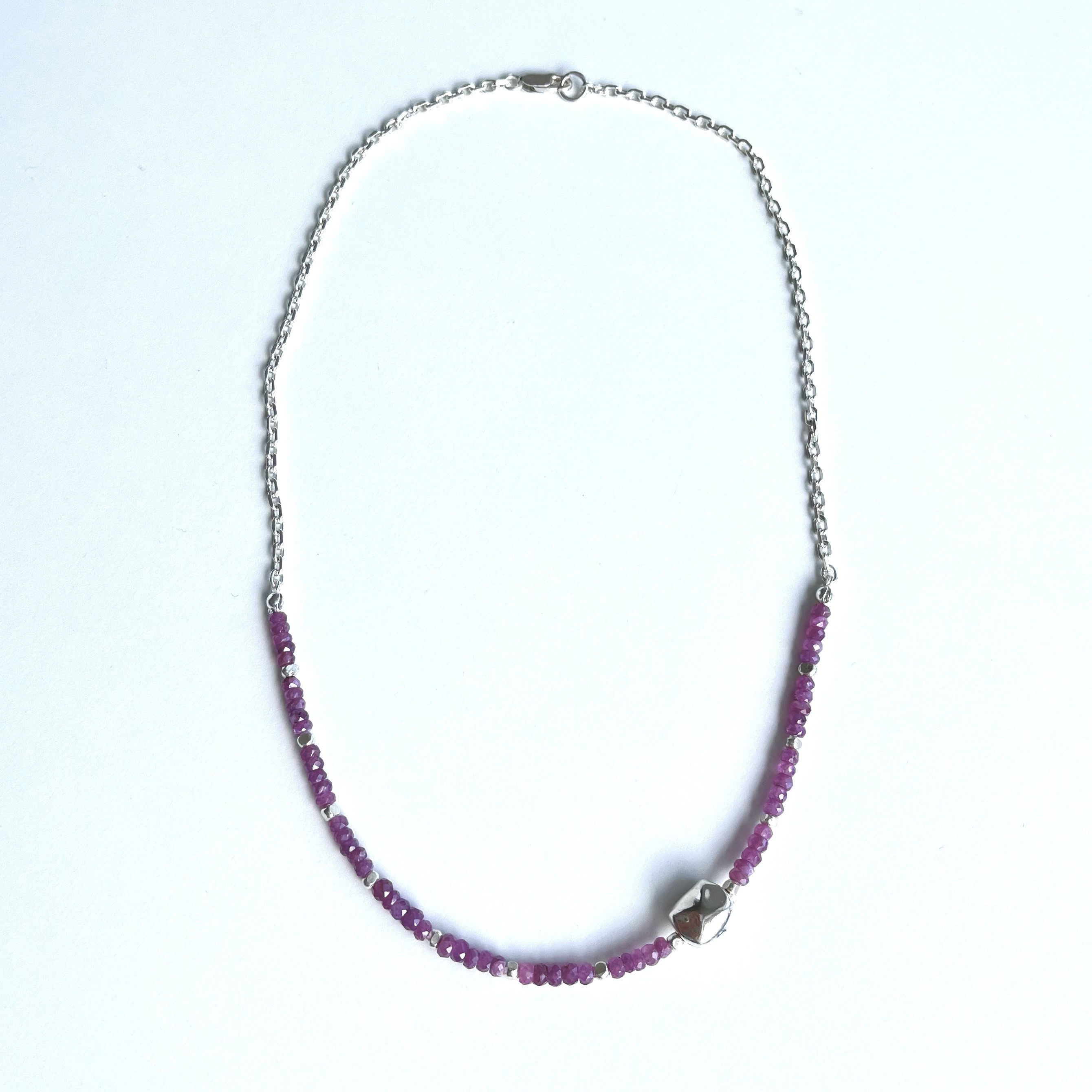 スタールビー の シルバーチェーンネックレス