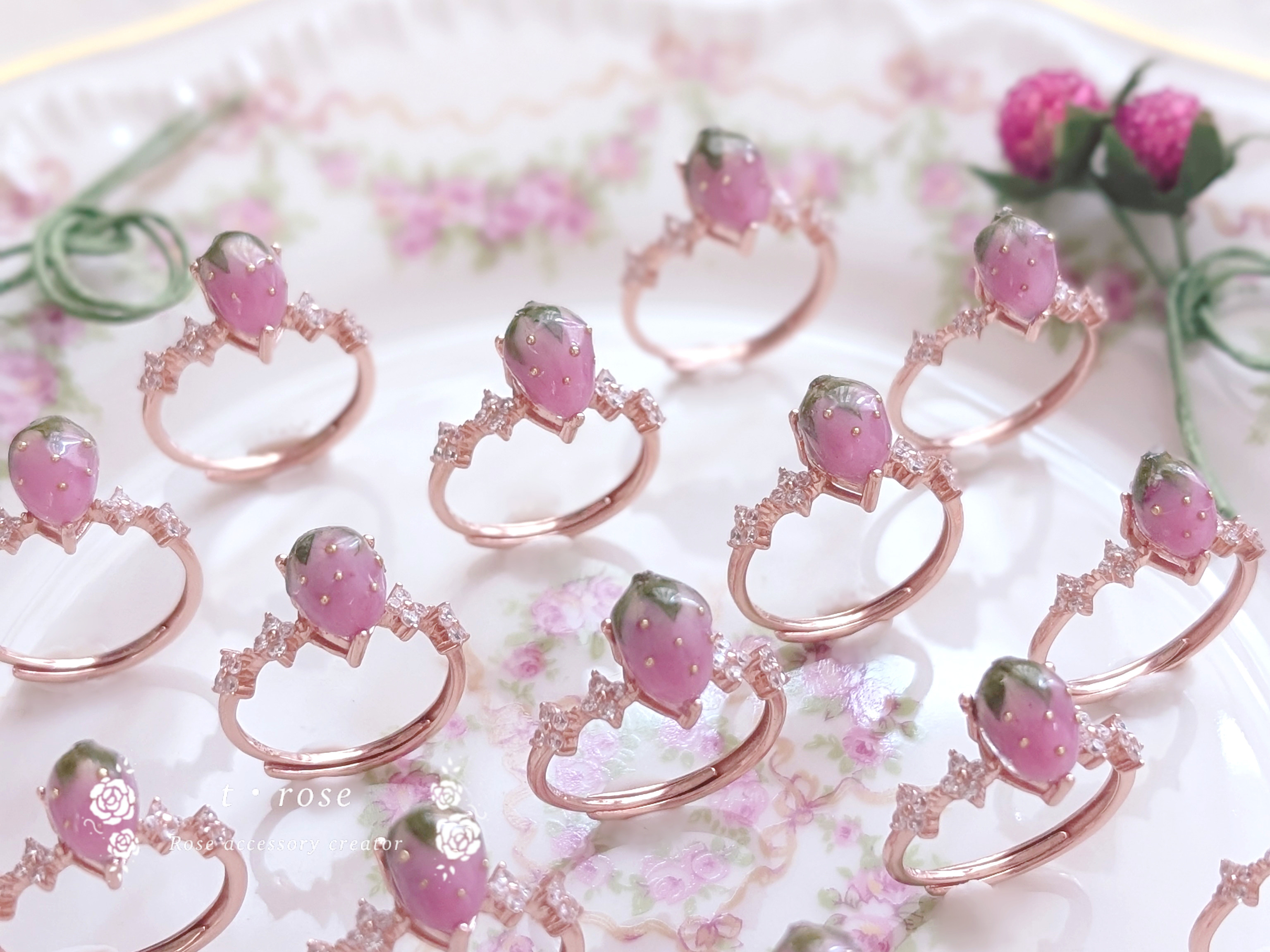 〔姫ﾊﾞﾗ/ﾌﾟﾁｼﾞｭｴﾙﾘﾝｸﾞ〕ﾍﾞﾘｰﾌﾗﾜﾘｰﾘﾝｸﾞ