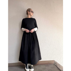 RATA❤️兩種顏色可選❤️選擇您的長度❤️柔軟燈芯絨❤️修身長裙❤️黑白 第5張的照片