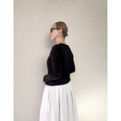 RATA❤️兩種顏色可選❤️選擇您的長度❤️柔軟燈芯絨❤️修身長裙❤️黑白 第15張的照片