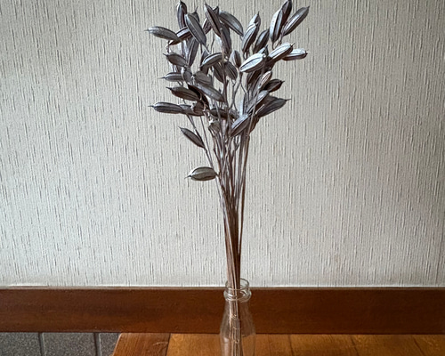 シラン ホワイト 花殻 40～55cm 30本 ＊ 紫蘭 お正月飾り ドライ