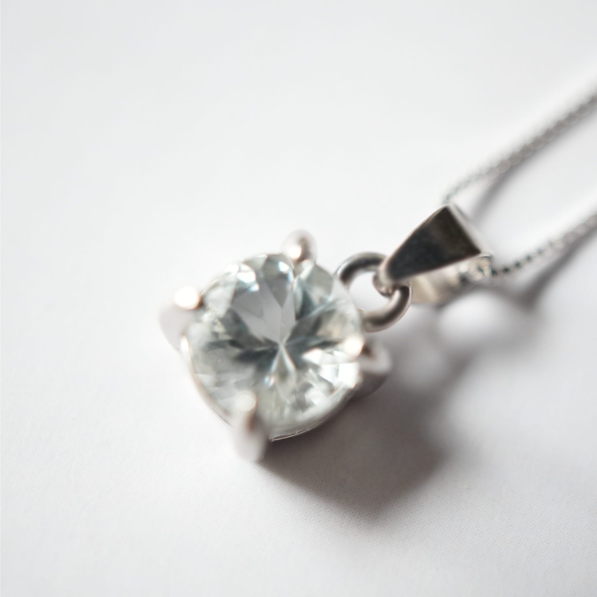 新作2026 アクアマリンのネックレス｜透き通るブルーの天然石・Silver925 誕生石3月・シンプルジュエリー