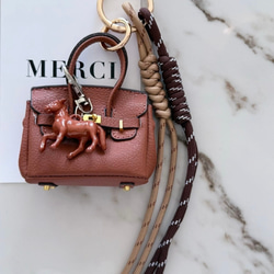 ミナペルホネン ハンドメイド トリチャーム バッグチャーム リオカ