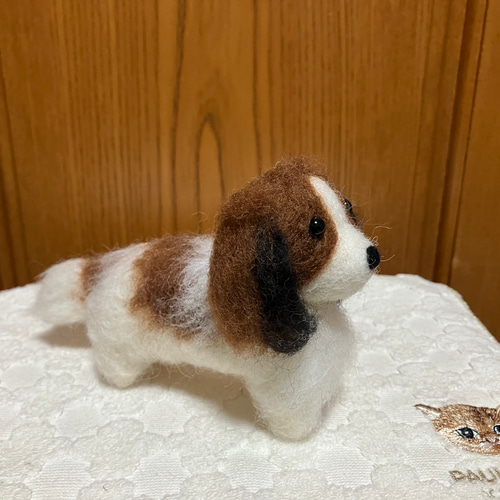 羊毛フェルト コーイケルホンディエホンディエ 羊毛フェルト犬 羊毛