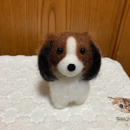 羊毛フェルト コーイケルホンディエホンディエ 羊毛フェルト犬 羊毛