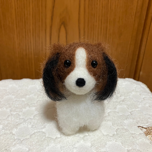 羊毛フェルト コーイケルホンディエホンディエ 羊毛フェルト犬 羊毛