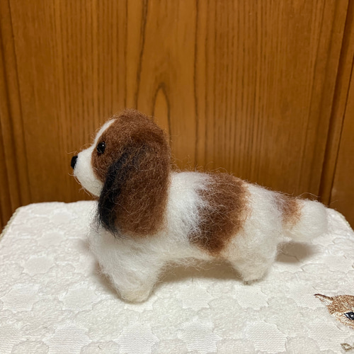 羊毛フェルト コーイケルホンディエホンディエ 羊毛フェルト犬 羊毛