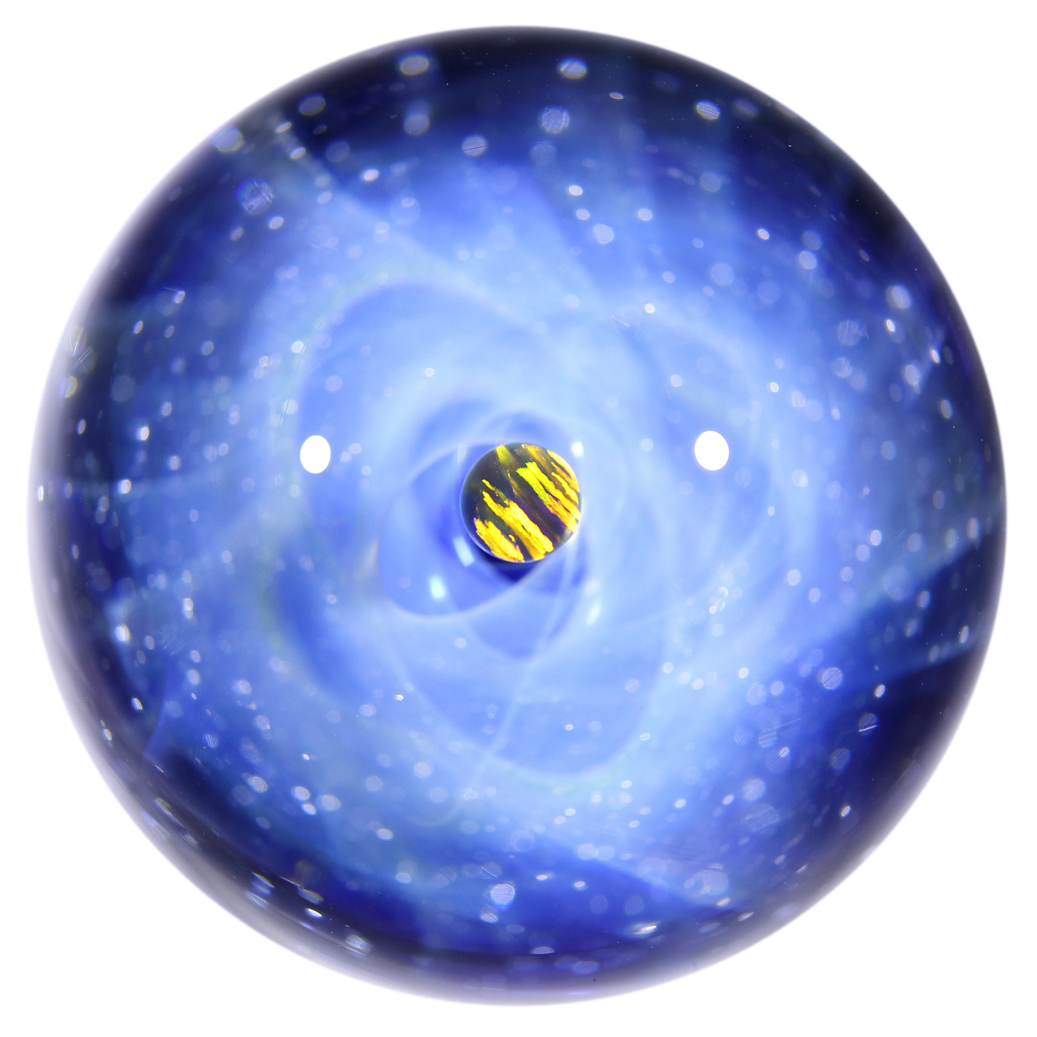 34mm 宇宙ガラスマーブル - オブジェ  no.M236