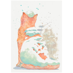 ねこ⑥_水彩原画_イラスト 絵画 n.akabae 通販 15710207｜Creema(クリーマ)