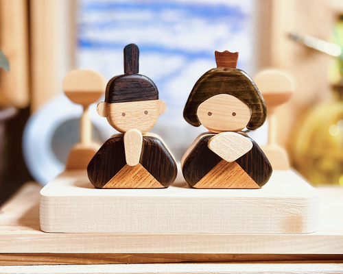 手づくり 木製手のひら「おひなさま 2026」 ひな人形 ひな祭り 飾り