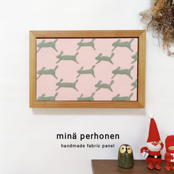 ミニ ファブリックパネル ミナペルホネン インテリア タンバリン
