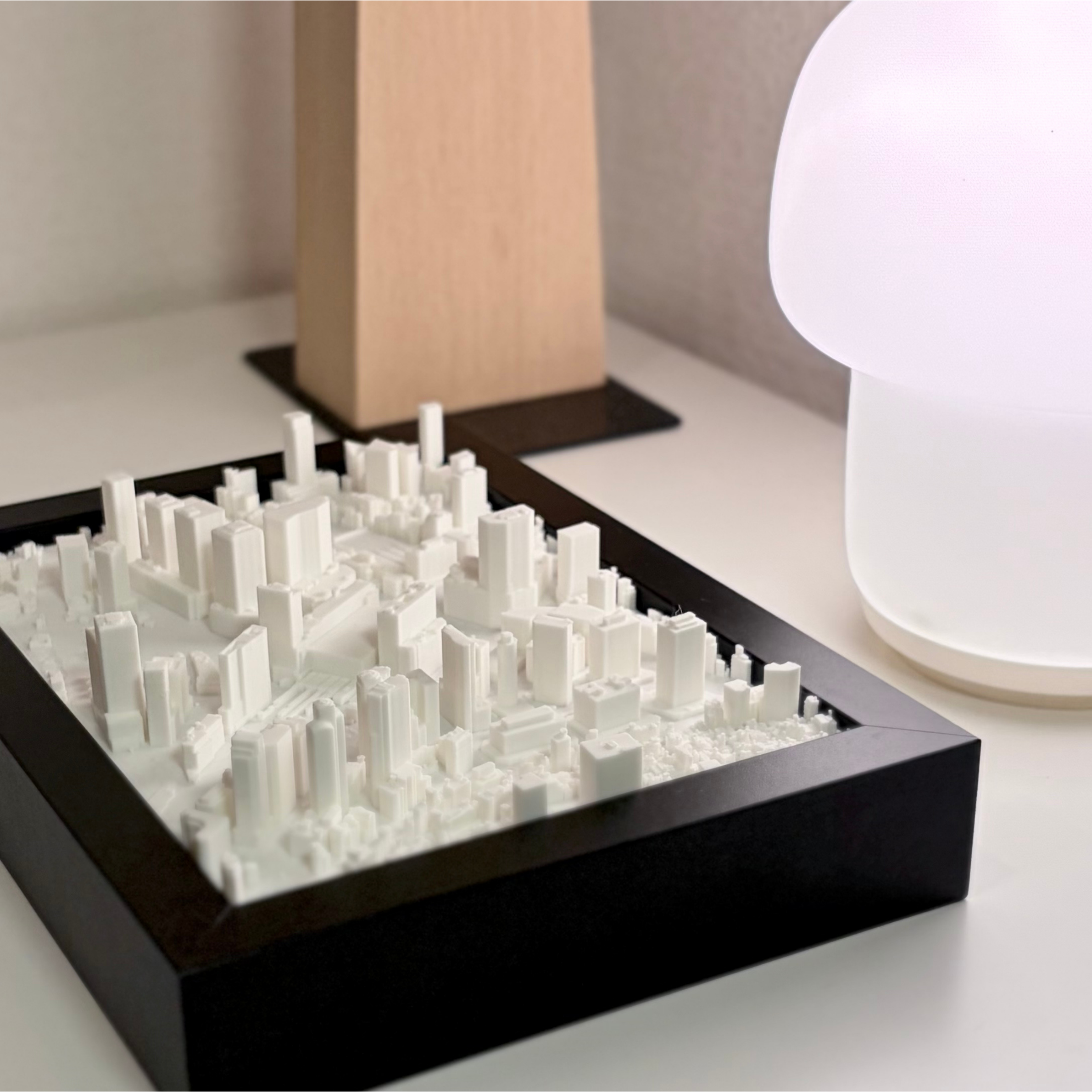 大阪梅田 立体模型インテリア｜3Dプリント街並みアート｜TOWNSCAPE