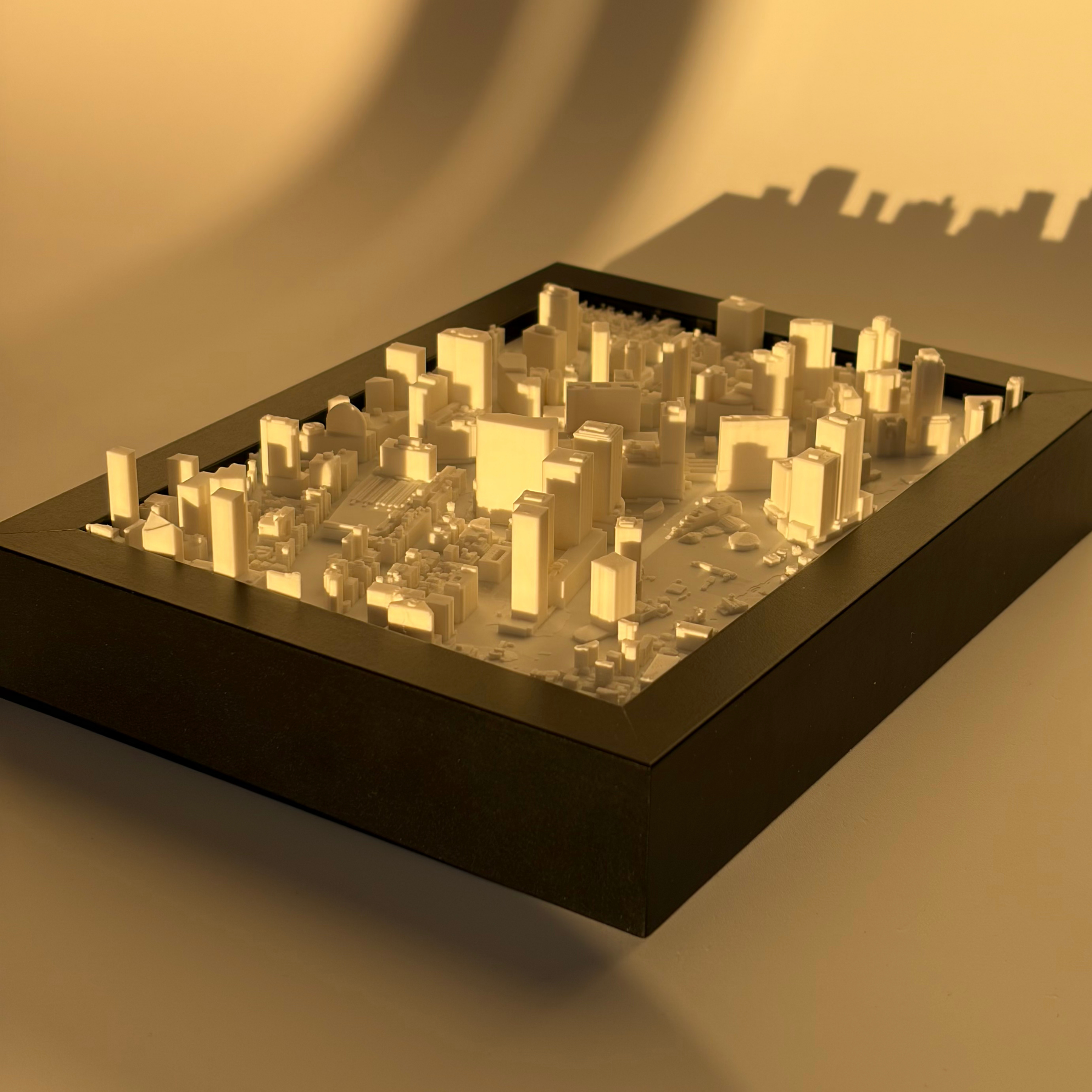 大阪梅田 立体模型インテリア｜3Dプリント街並みアート｜TOWNSCAPE