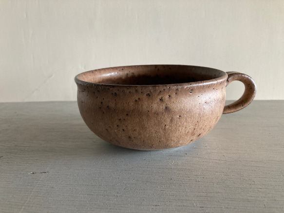 スープカップ（モカマット・陶器） 1枚目の画像