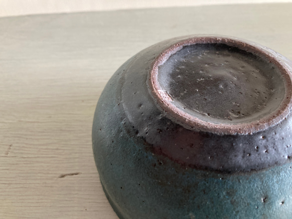 スープカップ（青マット・陶器） 7枚目の画像