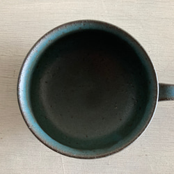 スープカップ（青マット・陶器） 3枚目の画像