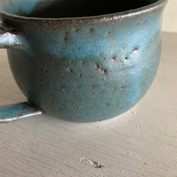 マグ（青マット・陶器） 5枚目の画像