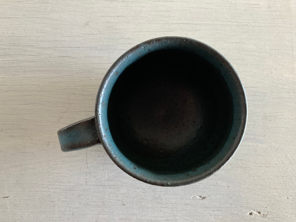 マグ（青マット・陶器） 3枚目の画像