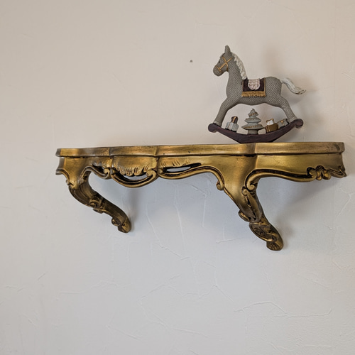 ロココ調 フレンチヴィンテージ ウォールシェルフ 飾り棚 壁掛けラック