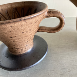 コーヒードリッパーセット（モカマット・陶器） 3枚目の画像
