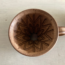 コーヒードリッパーセット（モカマット・陶器） 2枚目の画像