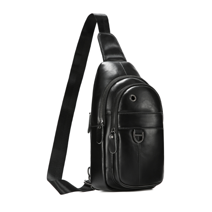 レザー製ボディバックレザー ショルダーバッグ 斜め掛け ビジネスバック 本革 出張 通勤 5,740円