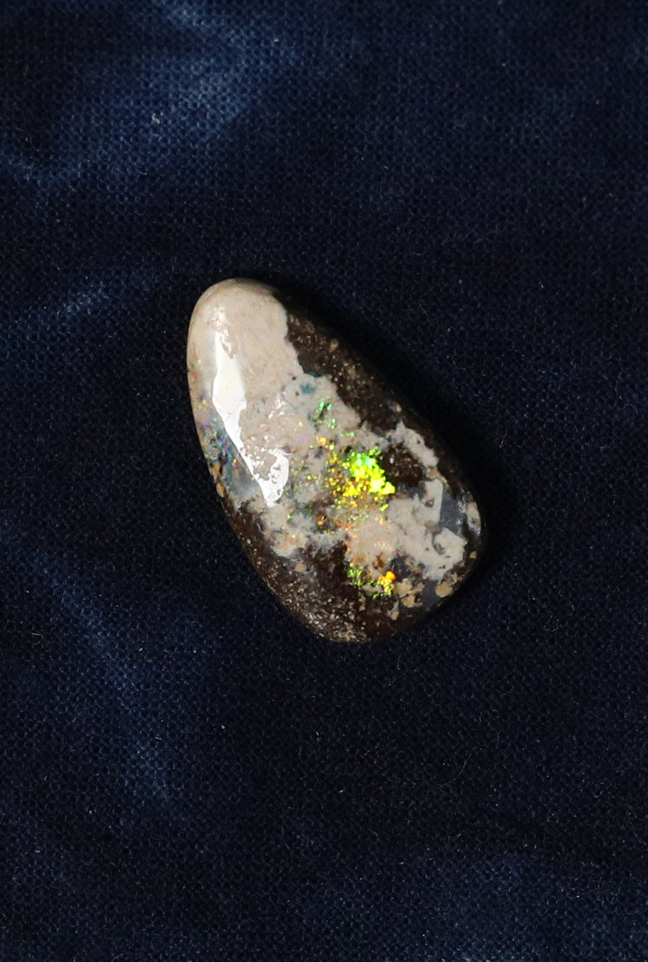 オーストラリア産 鉄含有 アイアンオパール 原石 ルース ハンドメイド素材 裸石   1点物 一期一会 エシカルジェム