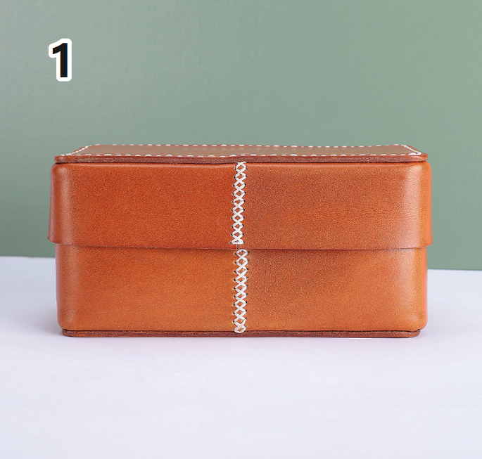 本革ギフトボックス、多機能ジュエリーボックス、大容量デスクトップ収納ボックス、ポータブル雑貨ボックス