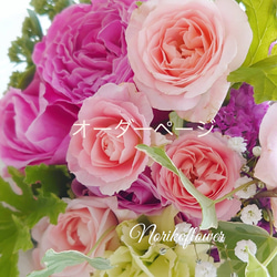 ポインセチアが華やかなクリスマススワッグ 横長スワッグ アーティ