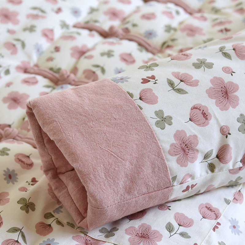 花柄プリント レディース中綿ジャケット