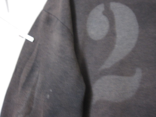 1点　2段丈トレーナー　ラージナンバー【21】 ブラック　　トレーナー／ジャージ／ロンT／スウェット