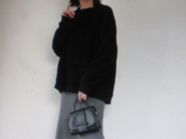 1点　2段丈トレーナー　ラージナンバー【21】 ブラック　　トレーナー／ジャージ／ロンT／スウェット