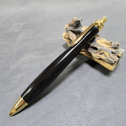 ウッドペンクラフト 黒柿　ボールペン ウッドペンクラフト黒柿